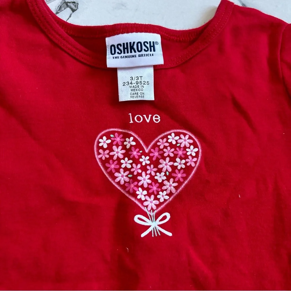 OshKosh B'gosh Red Love Heart Tee